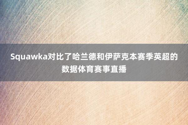 Squawka对比了哈兰德和伊萨克本赛季英超的数据体育赛事直播